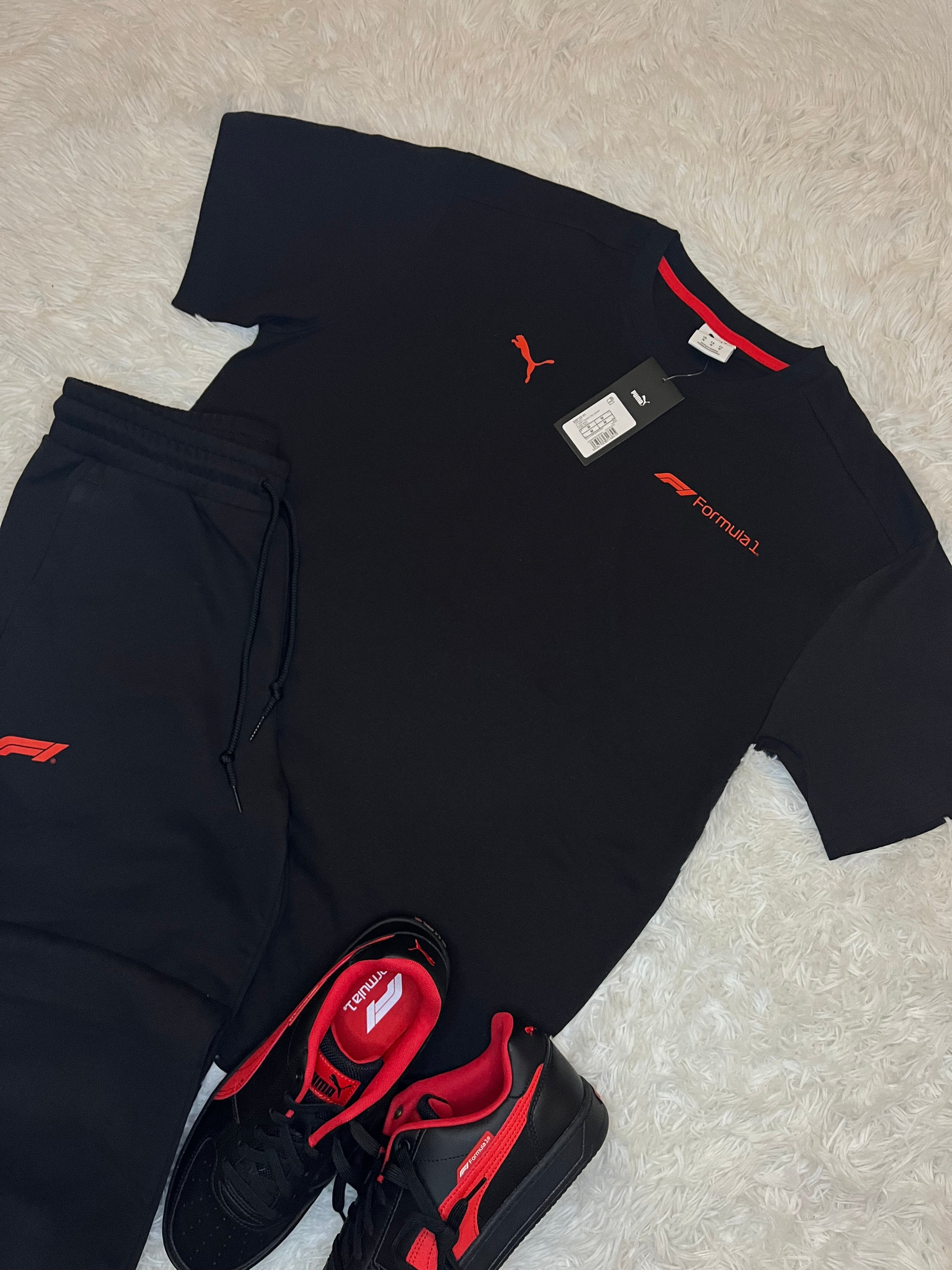 Conjunto polera+buzo+zapatillas fórmula 1