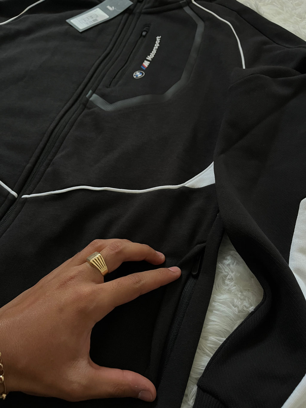 Poleron con cierre puma BMW motorsport