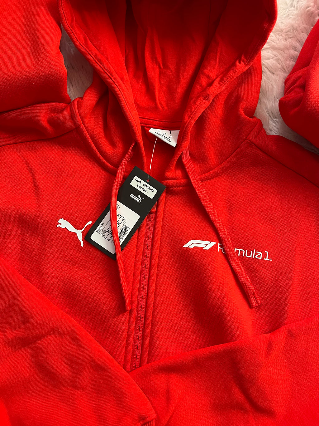 Poleron con cierre puma Fórmula 1