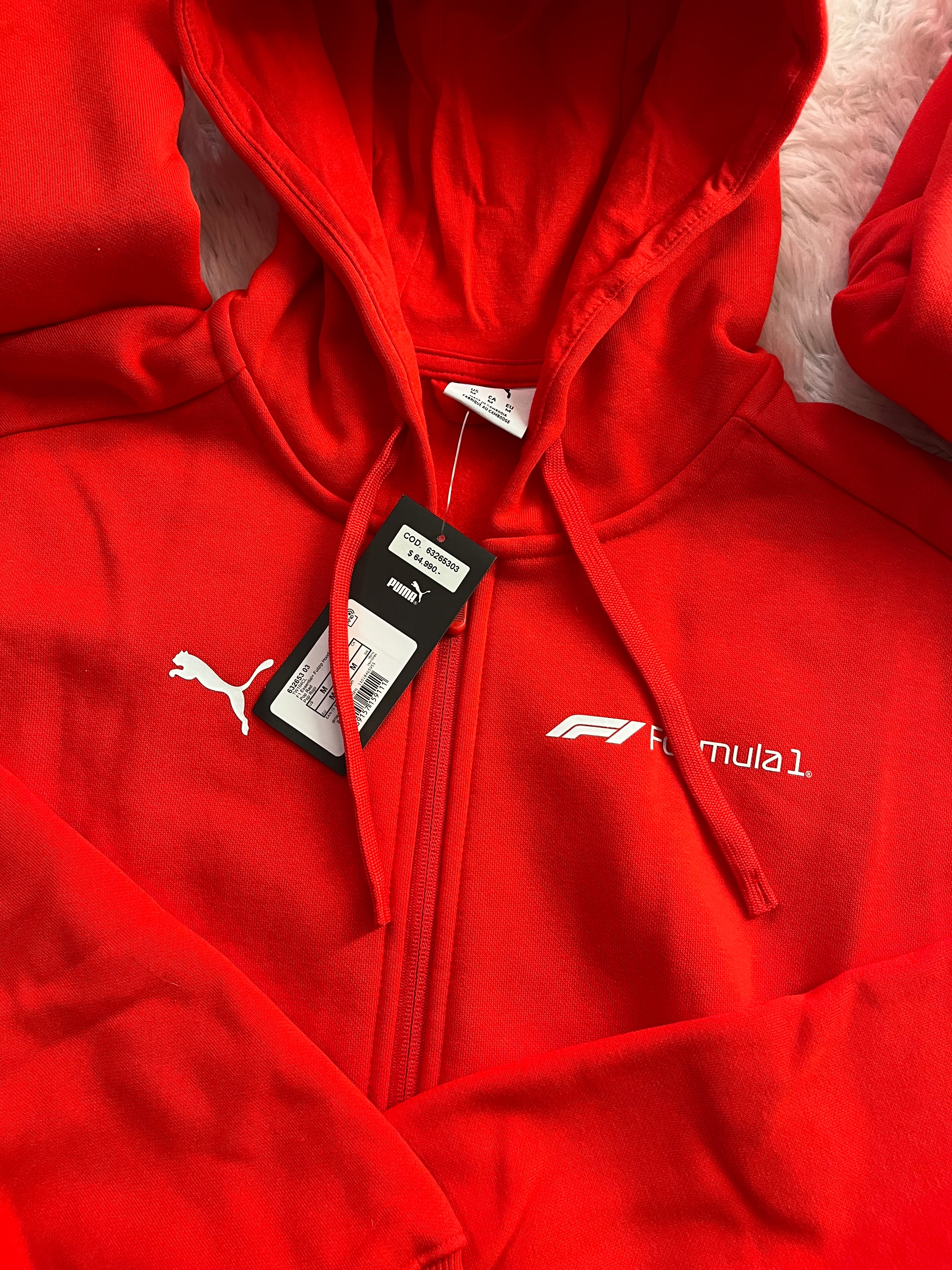 Poleron con cierre puma Fórmula 1