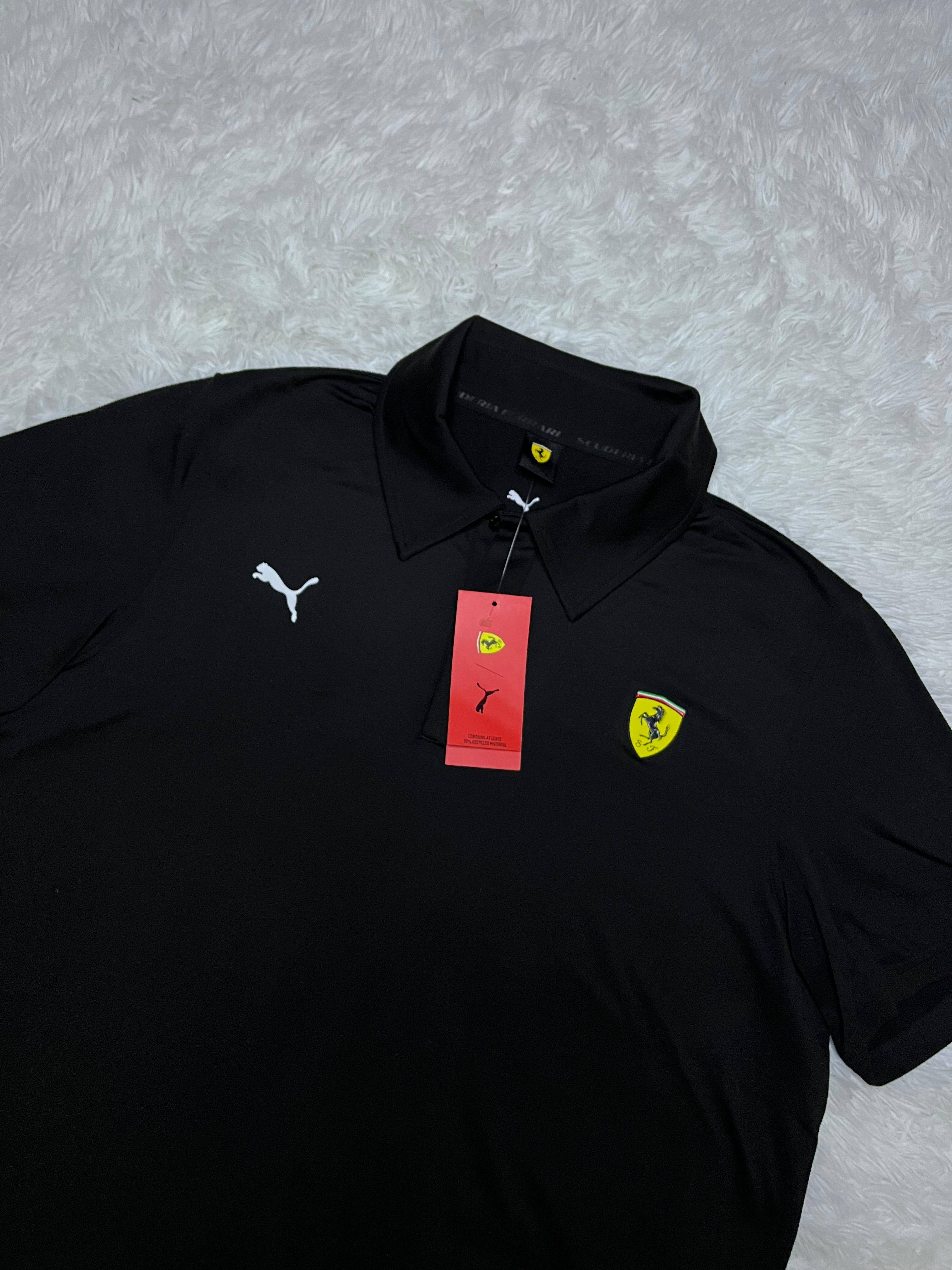 Polera tipo pique Scuderia Ferrari