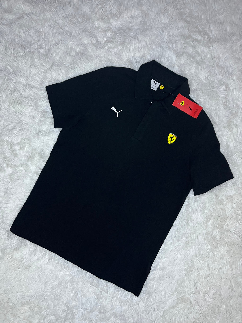 Polera tipo piqué puma Scuderia Ferrari