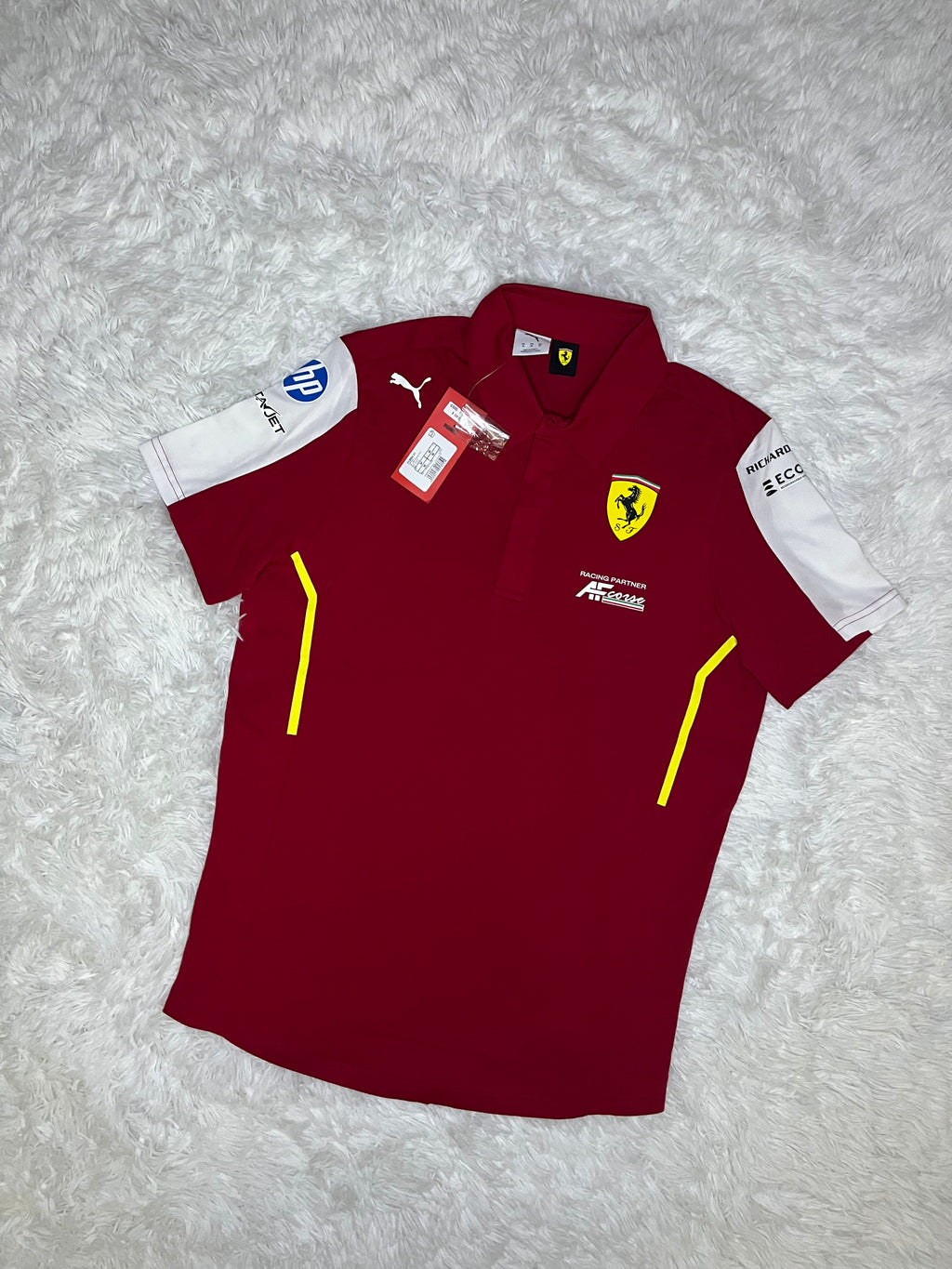 Polera tipo pique Scuderia Ferrari