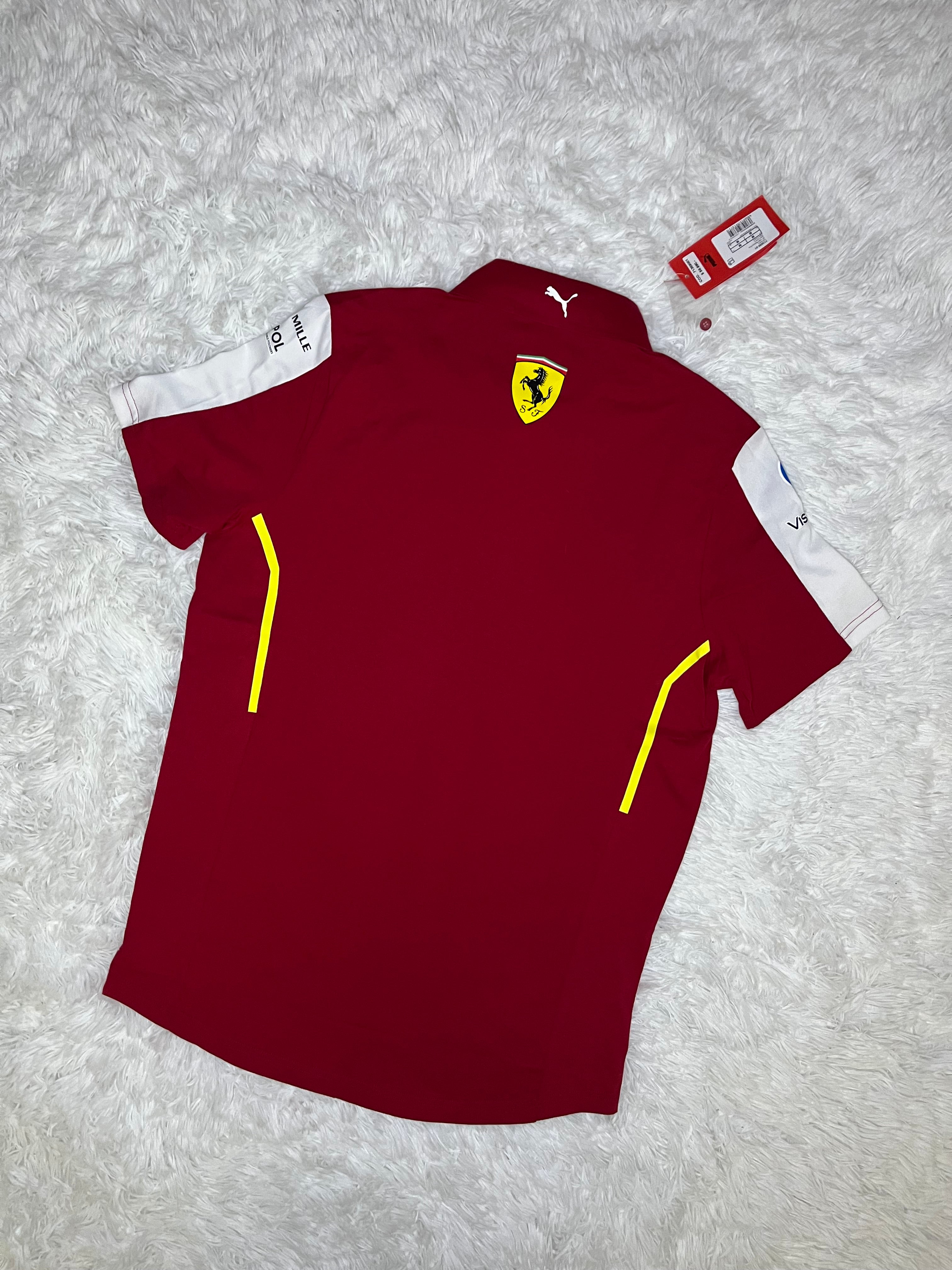 Polera tipo pique Scuderia Ferrari